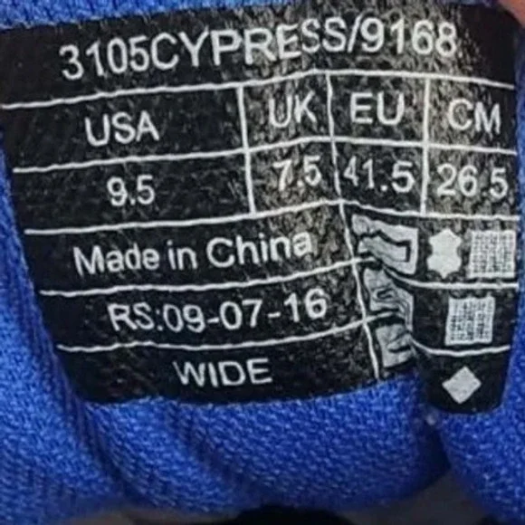 Vionic Cypress Hiking Sneaker Women 9.5 Wide Navy Blue  Ankle Boots 3105 EUC - Picture 7 of 7